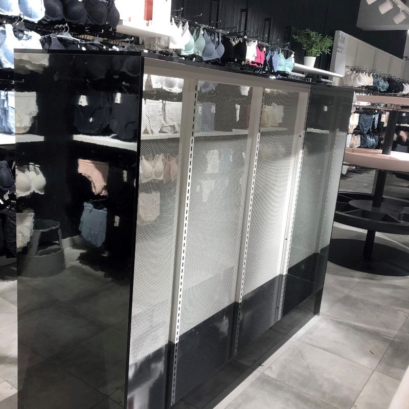 Butiksgondol spegelmönster - begagnad