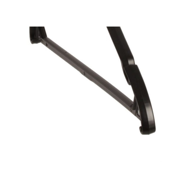 Galge rak med stång 44cm 100-pack svart