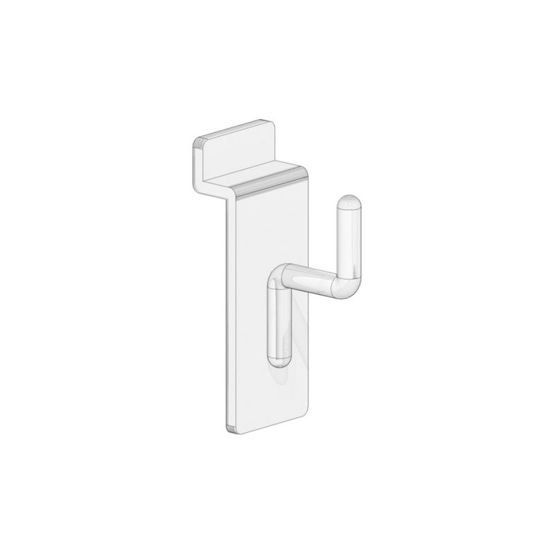 Dekorationskrok spårpanel akryl 