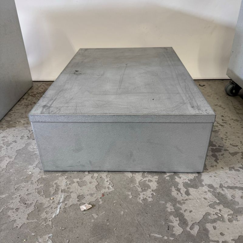 Skyltpodier plåt - begagnad