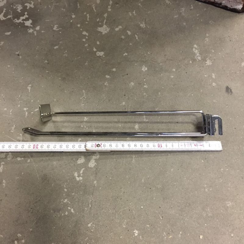 Dubbelspjut med etikettbricka 300 mm - begagnat