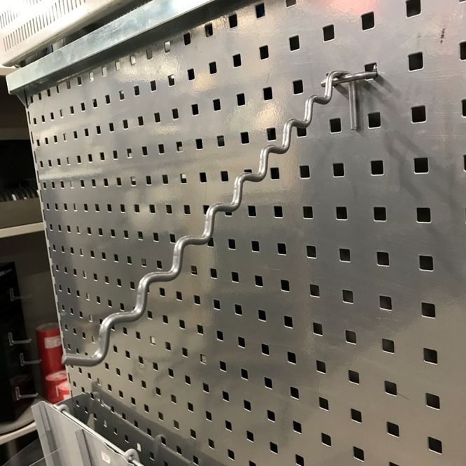 Huvudbild Hackspjut lutande 25cm 9 nivåer grå - begagnad
