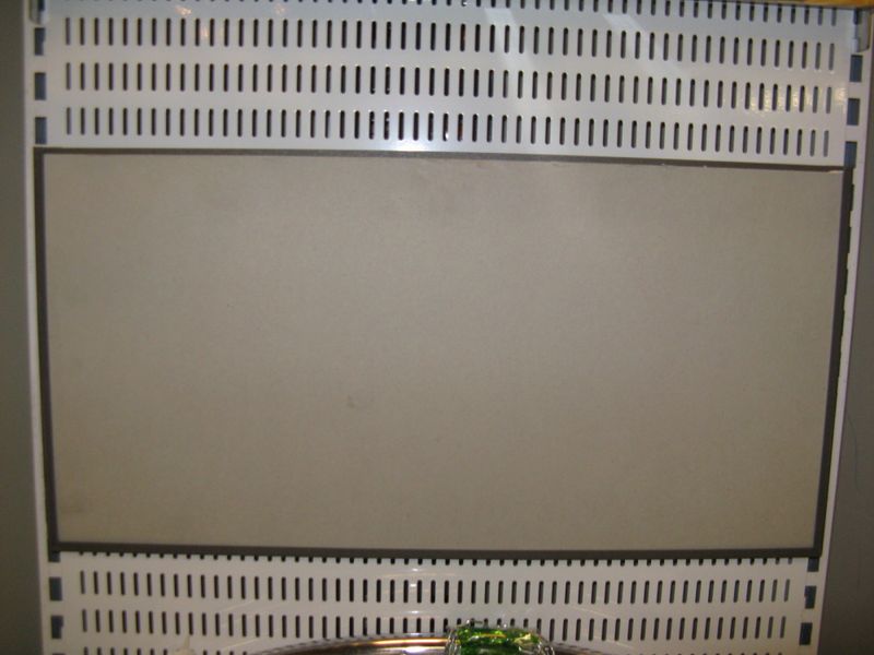 Skylthållare 30x60 cm grå - begagnad