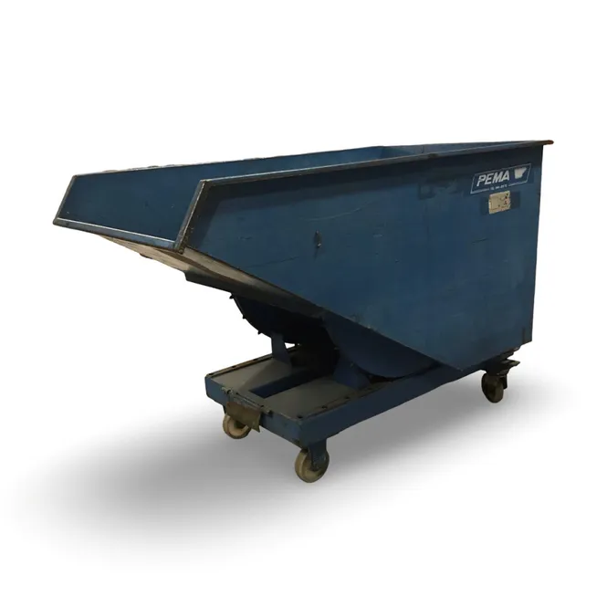 Huvudbild Tippcontainer PEMA T1100 blå - begagnad