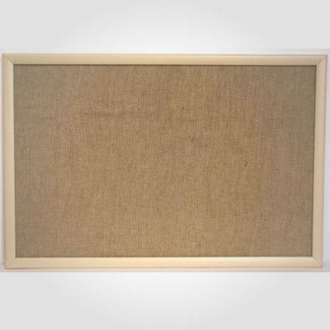 Huvudbild Anslagstavla väv med träram | 40x60 cm