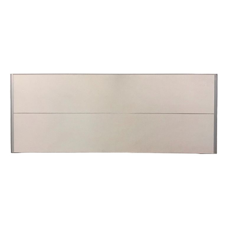 Bordsskärm 180x70 cm benvit - begagnad