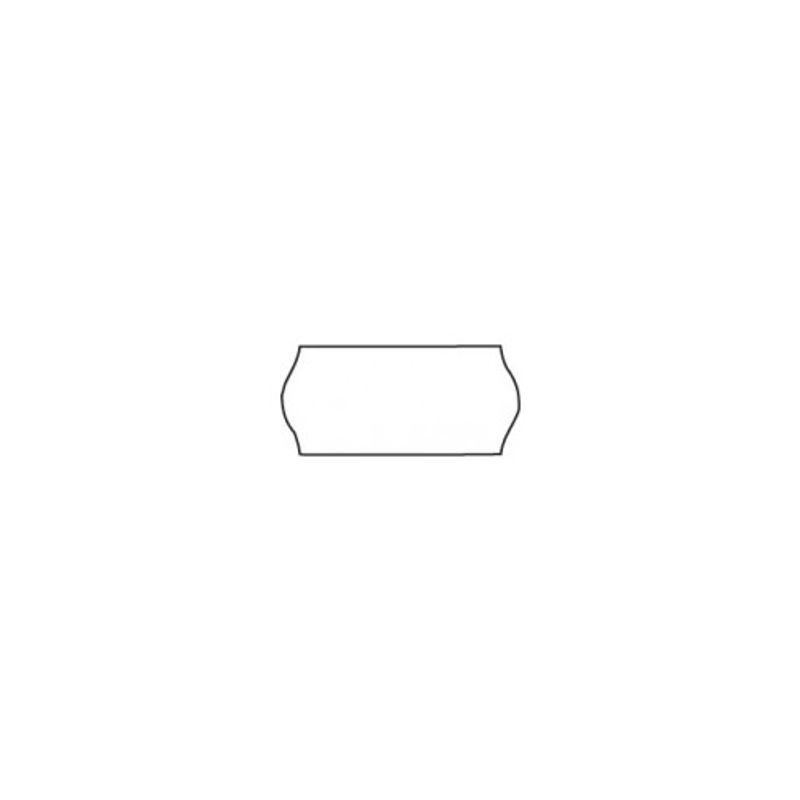 Etikett 26x12mm  vit