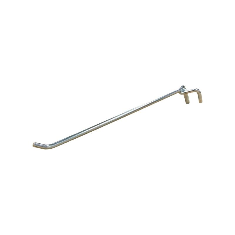 Enkelspjut detaljskena 8x300 mm zink