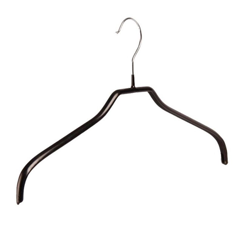 Metallhängare nonslip 42 cm 50-pack svart