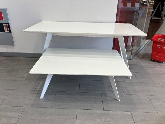 Huvudbild Podie/Bord vit set med 2 bord - begagnad