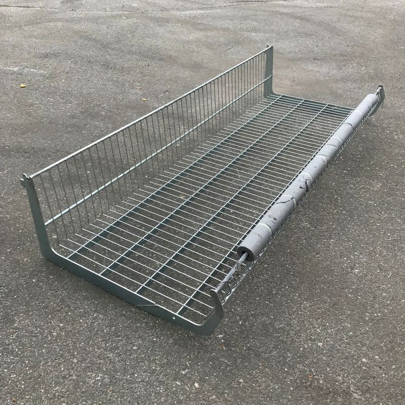 Trådhylla öppna sidor bredd 1250 mm - begagnad