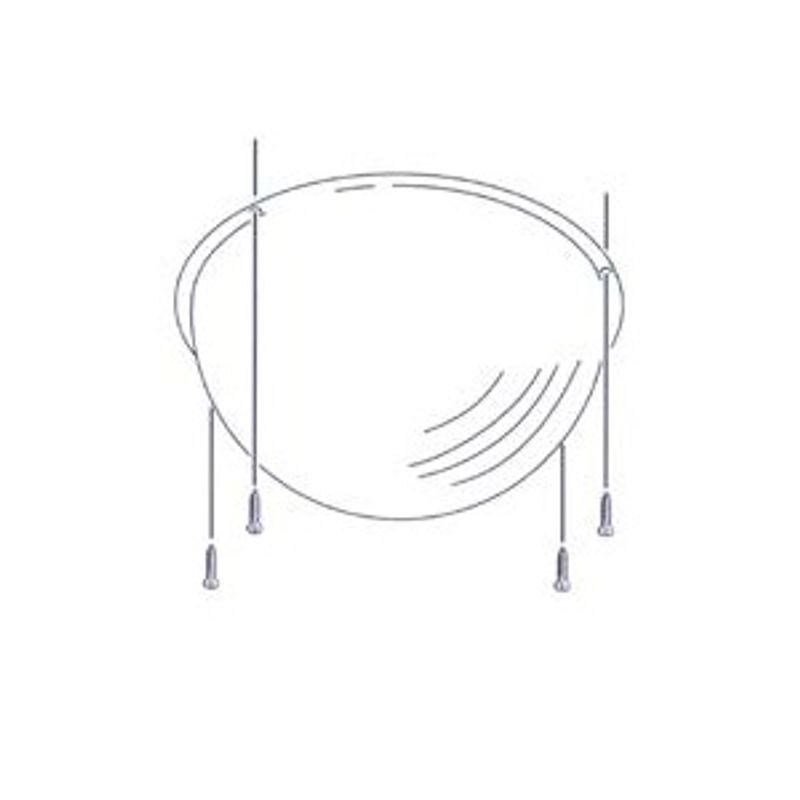 Spegelkupol MB/MBP Helkupol 360°