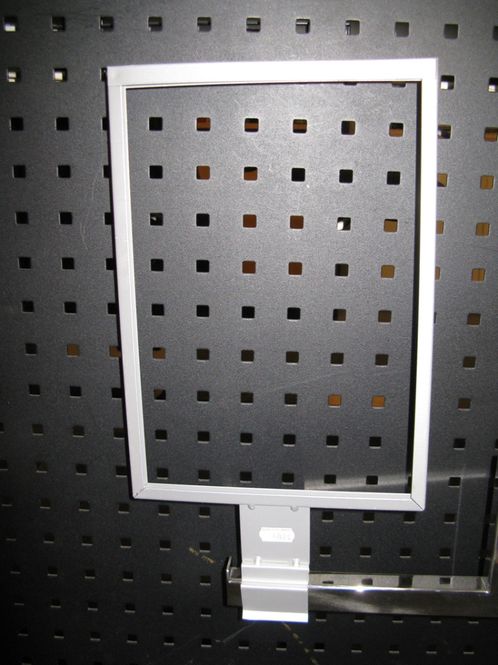 Huvudbild Skylthållare A4 silver - begagnad