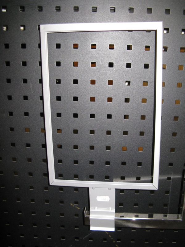 Skylthållare A4 silver - begagnad