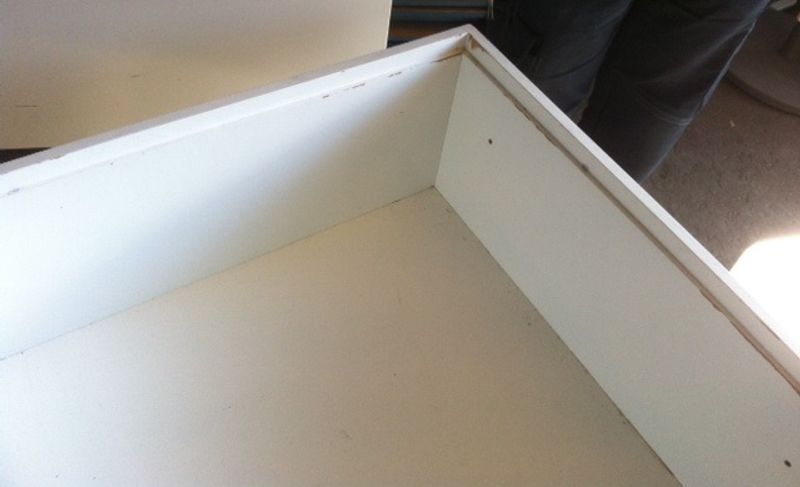 Störtkorg vit/grå - begagnad