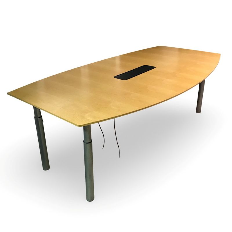 Konferensbord 210x118/80cm björkfanér - begagnat