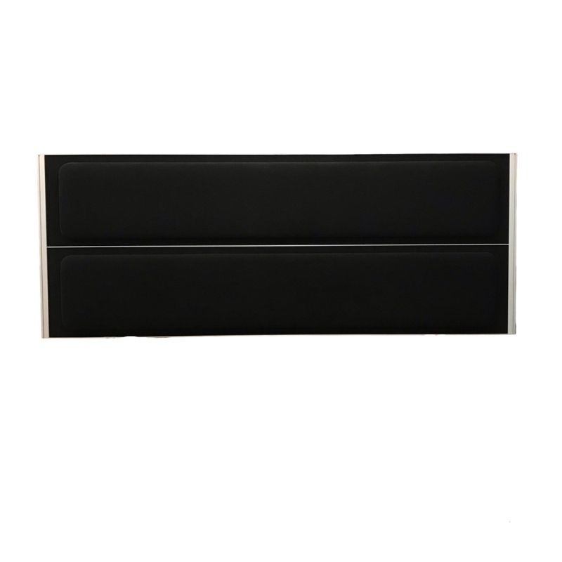 Bordsskärm 180x69x5 cm svart - begagnad