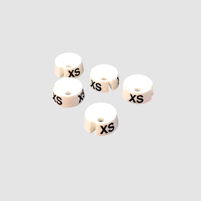 Huvudbild Märkbrickor storlek XS-XXL vit 25-pack