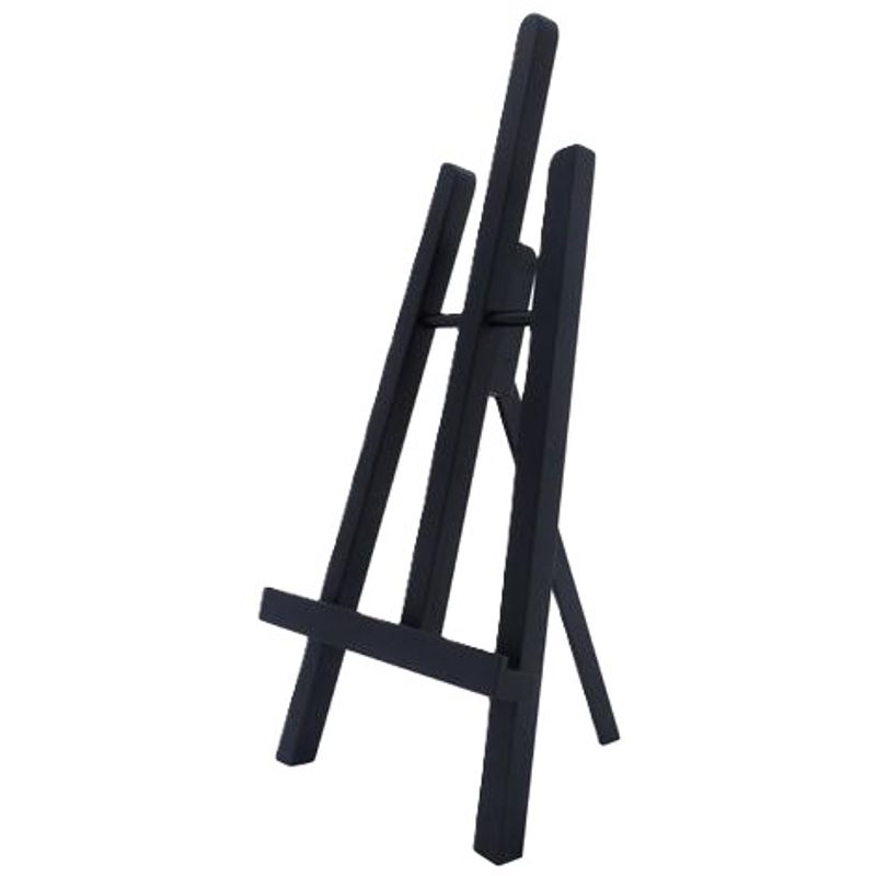 Staffli 42 cm/A4 svartlack