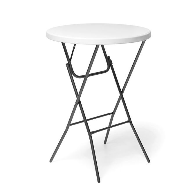 Huvudbild Kalasbordet Ståbord vitt fällbart | runt Ø 80  cm