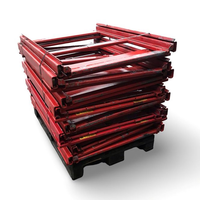 Huvudbild Utdragsenhet balkmonterad 80x120 cm röd - ...