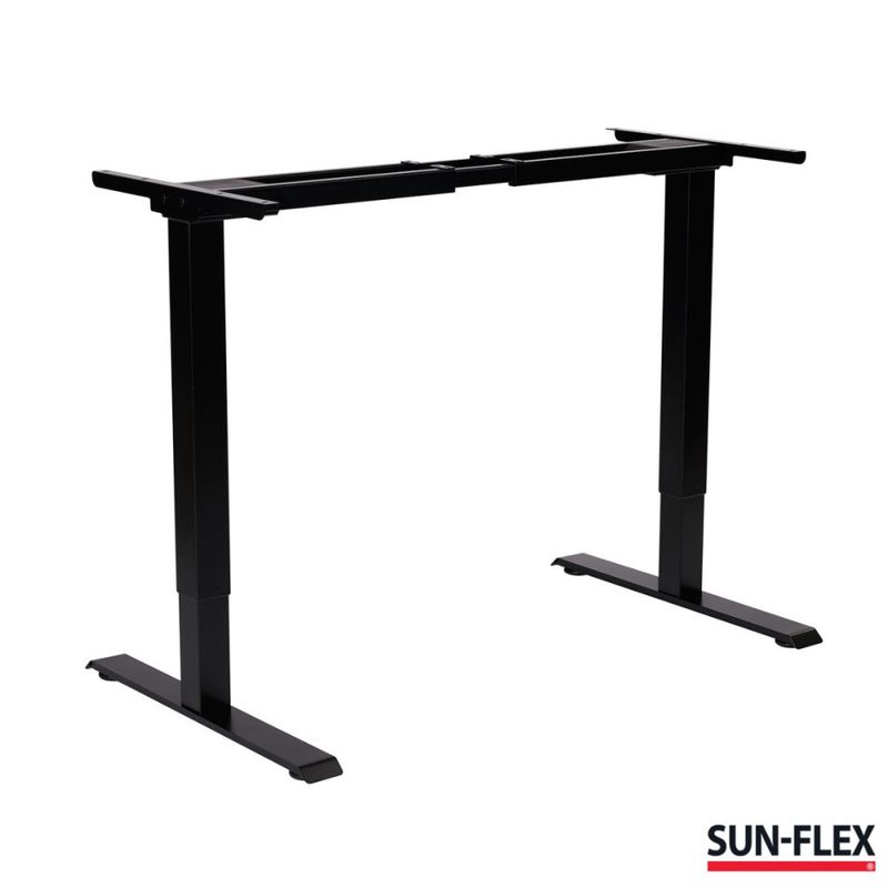 Deskframe III | 1100-1800 mm | Svart