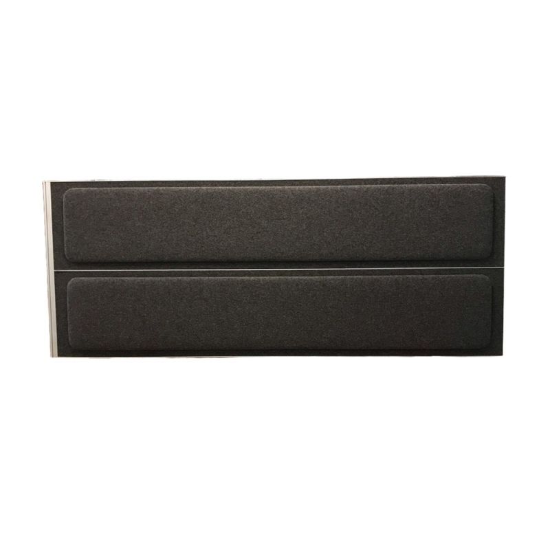 Bordsskärm 180x69x5 cm antracitgrå - begagnad