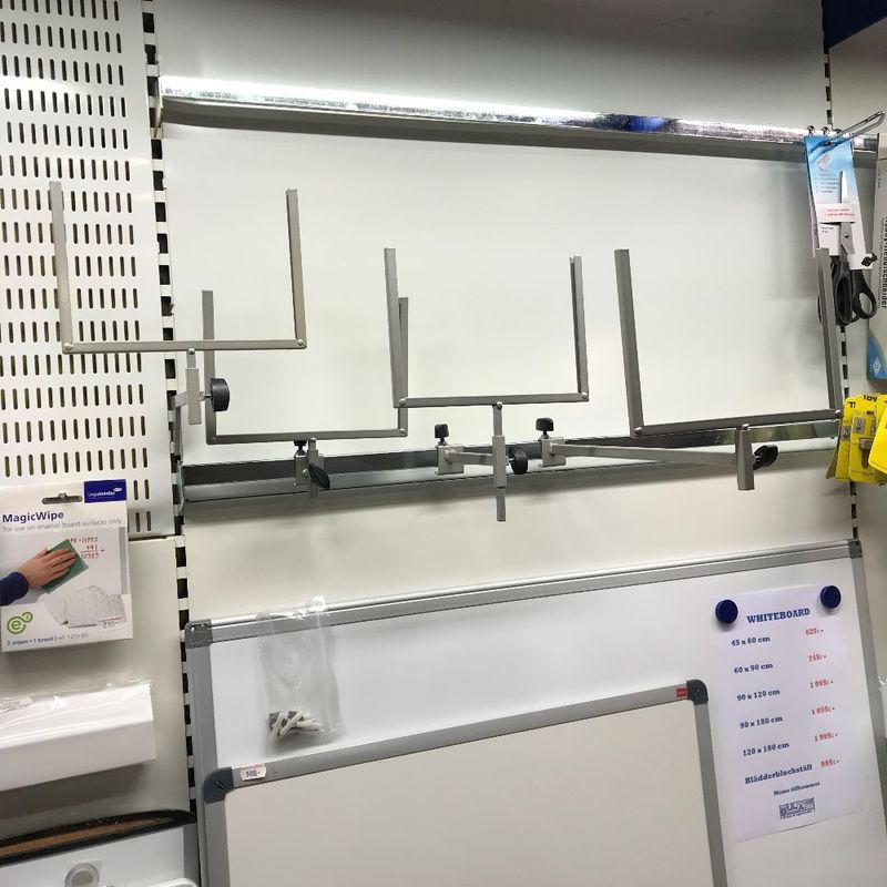 Skylthållare A5 grå - begagnad