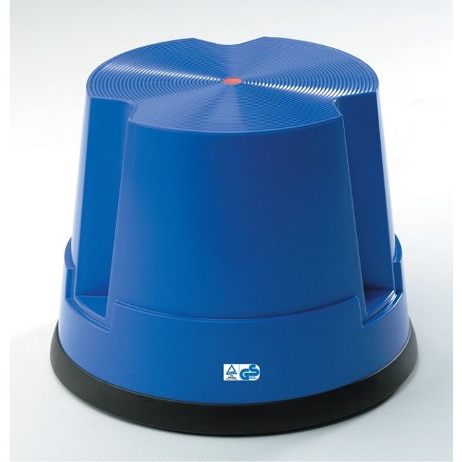 Huvudbild Stegpall Twin easy 1-steg plast Blå