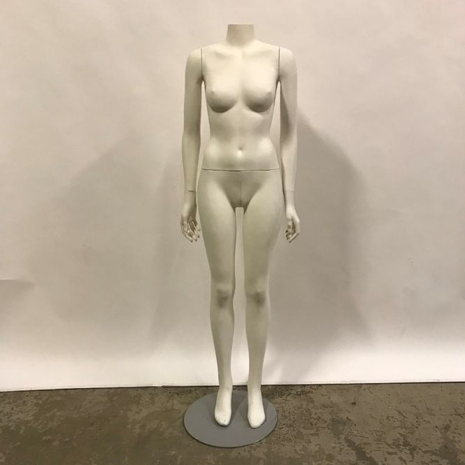 Huvudbild Skyltdocka headless dam vit - begagnad